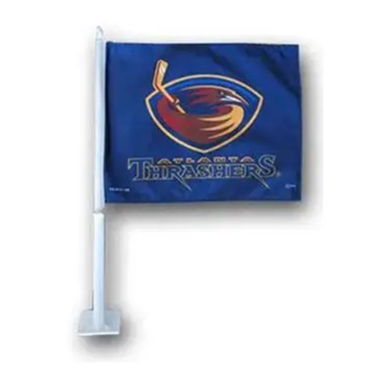 100% Polyester Material Double Sides Custom Printing Advertising Flag Car Flag